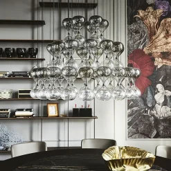 1. Design moderno ed elegante. 2. Cristallo di qualità. 3. Prezzo scontato. 4. Facile da installare. 5. Marca .^Cattelan Italia New