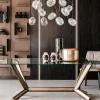 Cattelan Italia 1. Design moderno ed elegante.2. Vetro resistente.3. Facile da pulire.4. Prezzo scontato.5. Facile da montare.- Tavoli