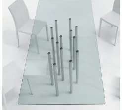 1. Design moderno ed elegante. 2. Prezzo ribassato. 3. Facile da pulire. 4. Robusto e resistente. 5. Facile da montare. Tavoli