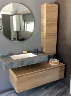 Artigianale A0 open 150 : mobile da bagno A PREZZI OUTLET- Mobili Bagno Sospeso