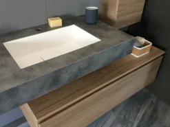 Artigianale A0 open 150 : mobile da bagno A PREZZI OUTLET- Mobili Bagno Sospeso