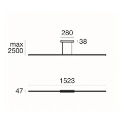 Hot A sospensione in altro 8201 straight sospensione led in Offerta Outlet Lampade A Sospensione