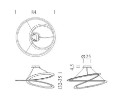 Clearance A sospensione in metallo Kepler minor led a prezzo scontato Lampade A Sospensione
