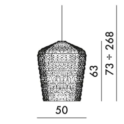 A sospensione Kabuki Trasparente a prezzi convenienti^Kartell Hot