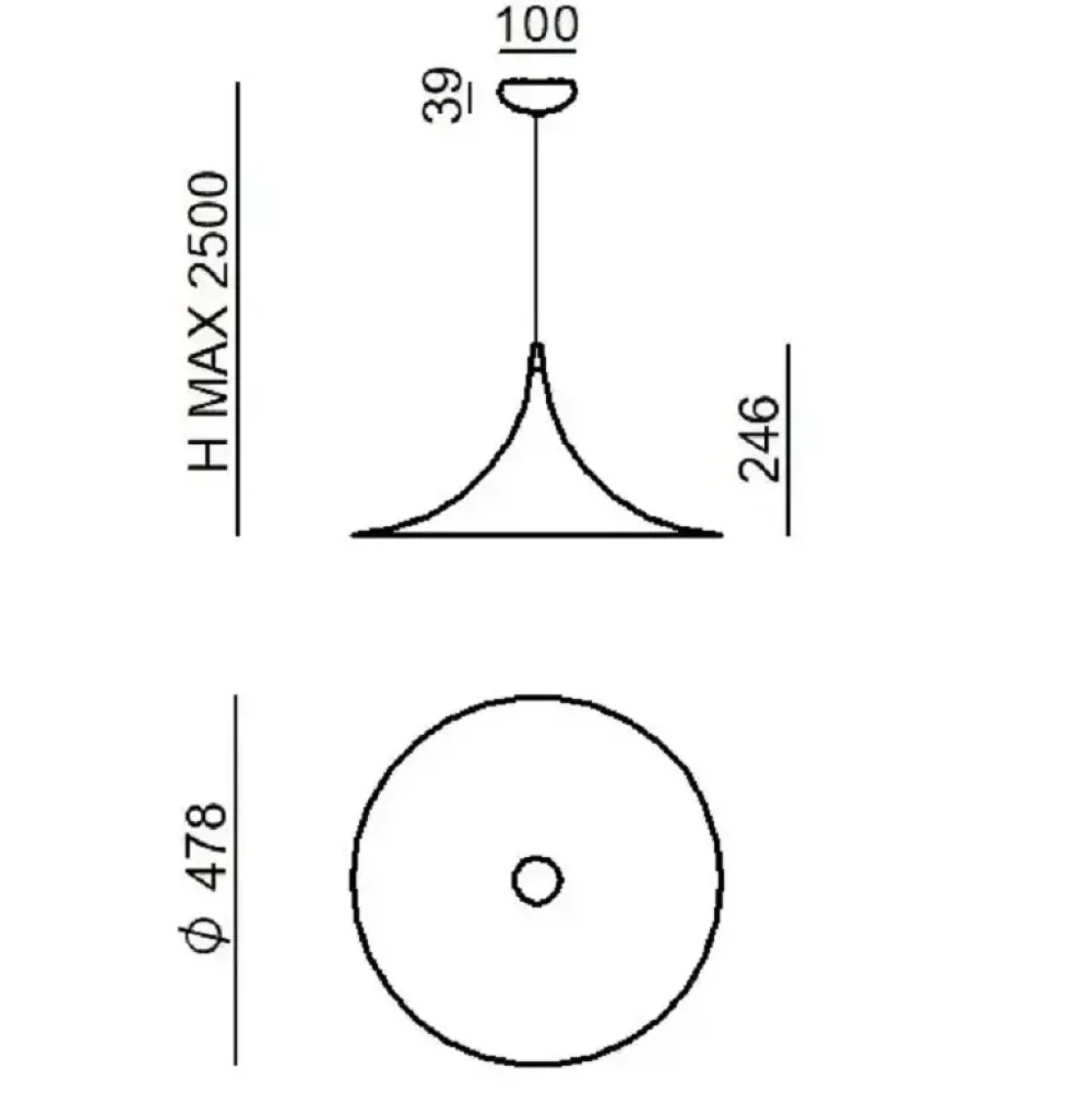 A sospensione Morgana lampada a sospensione stile Moderna a prezzi outlet^Linea Light Best