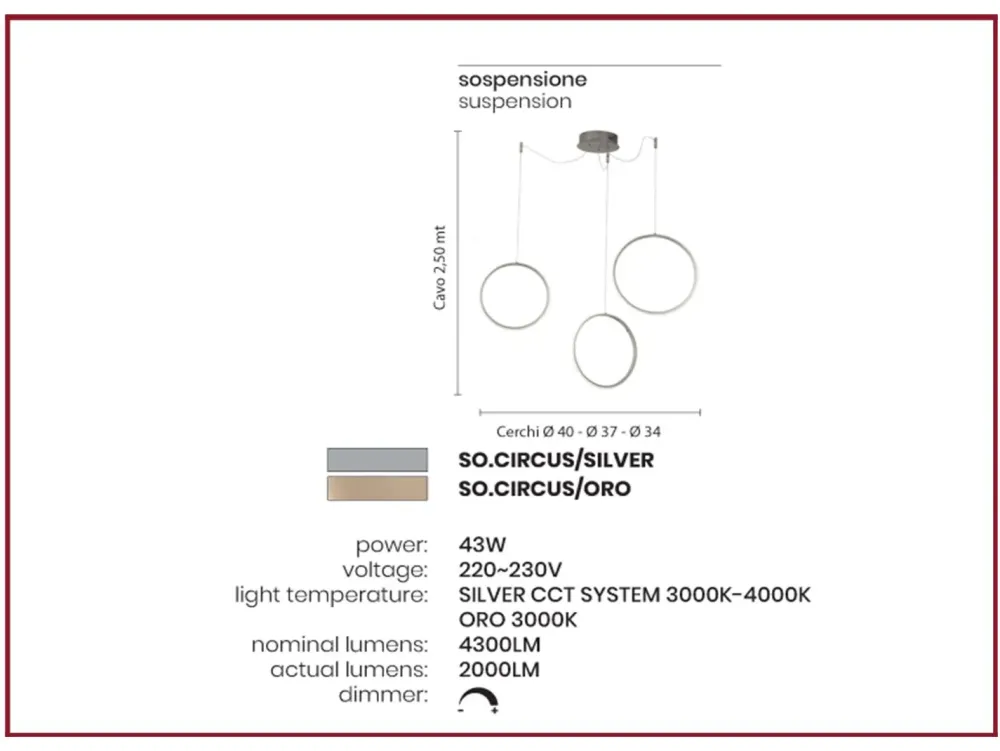 Best A sospensione Circus stile Design a prezzi outlet Lampade A Sospensione