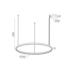 Outlet A sospensione Orion redo  sospensione led 75w con uno sconto esclusivo Lampade A Sospensione