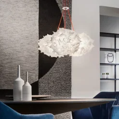 Slamp A sospensione Veli mini trio stile Moderna a prezzi outlet- Lampade A Sospensione