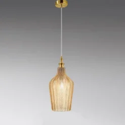 A sospensione stile Classica Cleofe s12 gea luce sospensione  vetro   in offerta Lampade A Sospensione