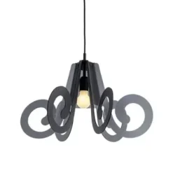 A sospensione stile Moderna Ricciolo piccolo fume' 120063 in offerta outlet^Emporium Online