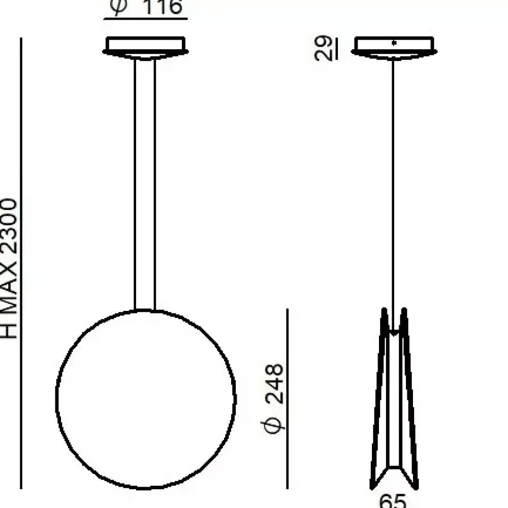 Linea Light A sospensione stile Moderna Yo-yo sospensione led con forte sconto- Lampade A Sospensione