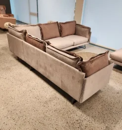 Online Angolare Divano luxury velluto e piuma   in OFFERTA - 45% Divani