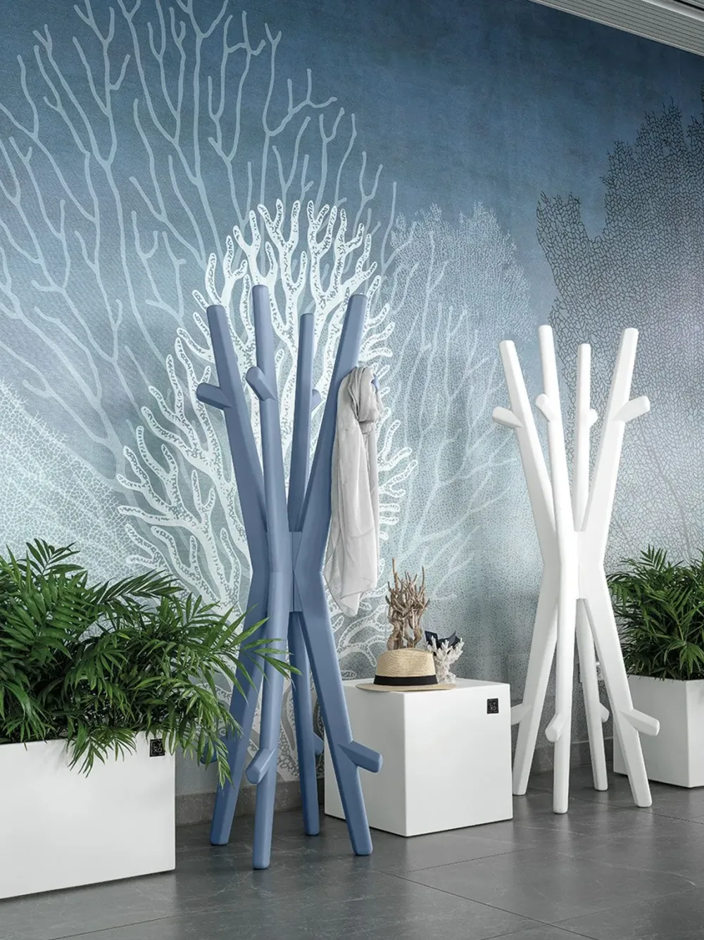 Artigianale Appendiabiti design Twins a prezzi convenienti- Appendiabiti