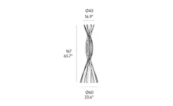 New Appendiabiti design Twist a prezzi convenienti Appendiabiti