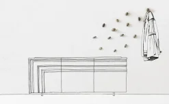 Outlet Appendiabiti modello Meteore a prezzo ribassato Appendiabiti