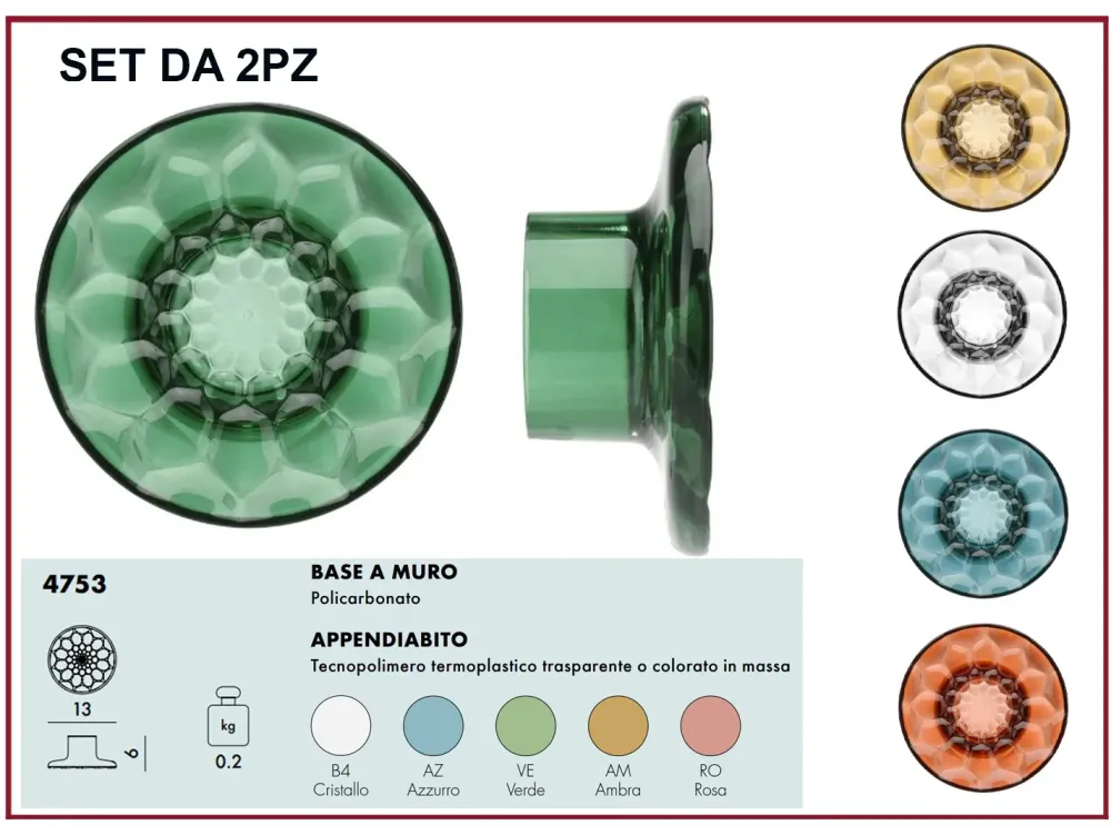 Best Appendiabiti moderno modello jellies coat hanger in OFFERTA OUTLET Appendiabiti