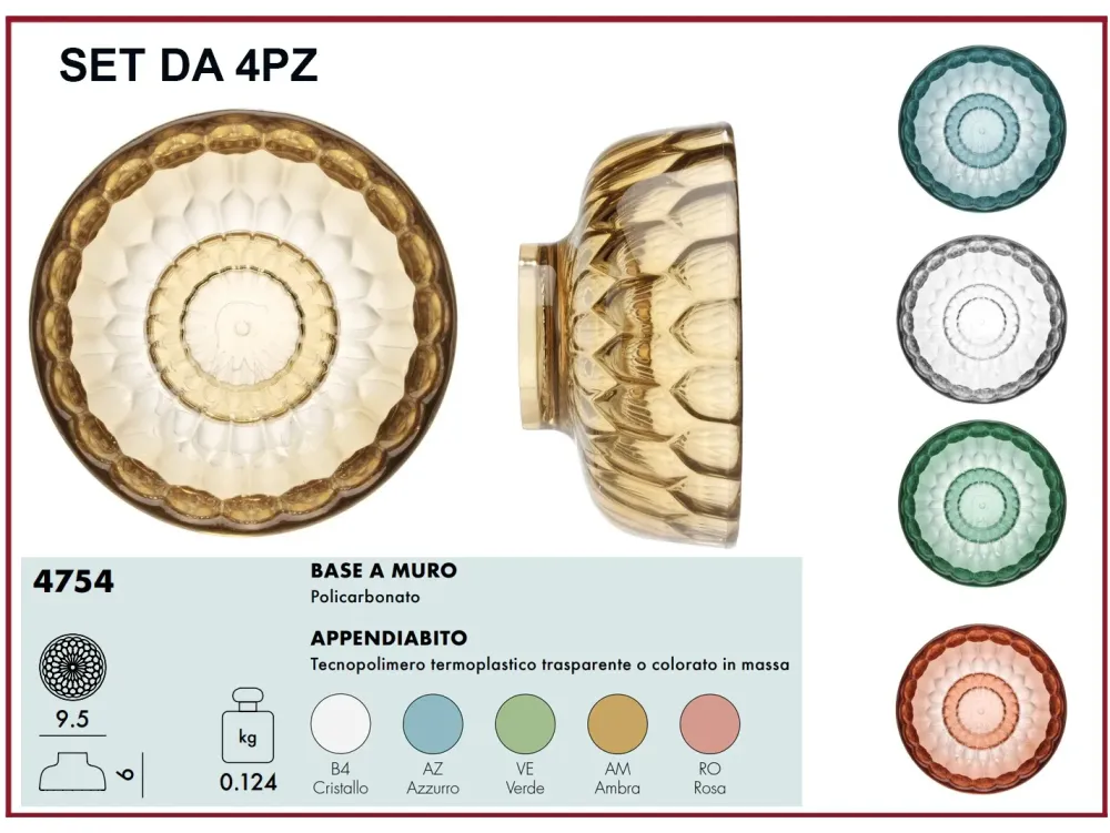 Best Appendiabiti moderno modello jellies coat hanger in OFFERTA OUTLET Appendiabiti