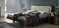 Approfitta dello sconto 30% sul letto Parentesi con testiera imbottita di^Santalucia Outlet