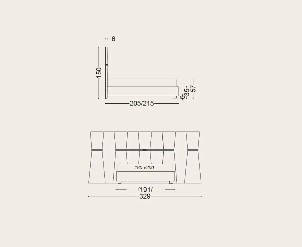 Md work Approfitta dello sconto 38% sul letto Letto luxury maxi acciaio velluto di- Letti