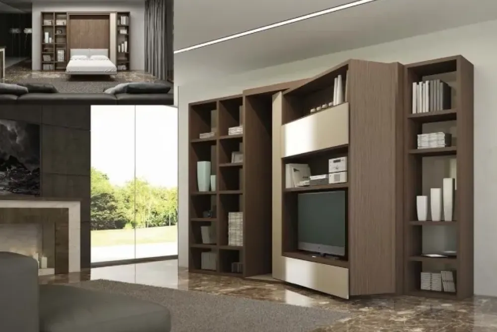 Discount Approfitta dello sconto 32% sul letto Letto a scomparsa matrimoniale girevole system live di Letti