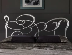 Sale Approfitta dello sconto 45% sul letto Letto in ferro battuto foglia argento made in italy  di Letti
