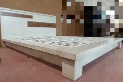 Approfitta dello sconto 40% sul Letto etnico shabby in legno di !^Outlet Etnico Best