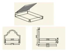 Md work Approfitta dello sconto 42% sul letto Modello castello veneziano di- Letti