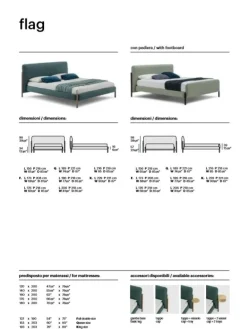 Approfitta dello sconto 30% sul letto Flag di^Bolzan Clearance