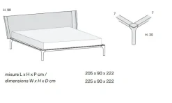 Online Approfitta dello sconto 30% sul letto Park di Letti