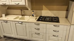 Arredo3 Architetto Verona : cucina bianca classica scontata.- Cucine Lineari