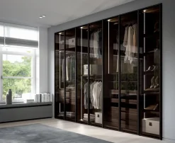 Dall'Agnese Armadio * glass up realizzato in vetro di scontato -30%- Armadi