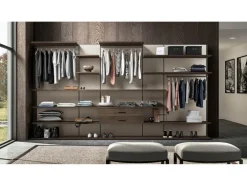 Artigianale Armadio * z01 realizzato in laminato materico di scontato -40%- Armadi