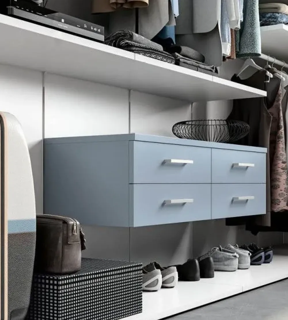 Artigianale Armadio * z39 realizzato in laminato materico di scontato -40%- Armadi