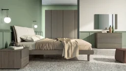 Santalucia Armadio ante battenti in laminato materico modello Anta j di- Armadi