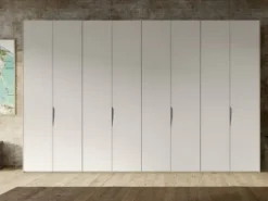 Morassutti Armadio ante battenti in laccato opaco Armadio a 8 ante mod.blade di in promo-sconto del 30% di- Armadi