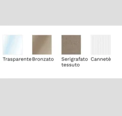 Collezione esclusiva Armadio ante battenti in legno Armadio battente anta glass vetro e legno Mottes selection scontato- Armadi