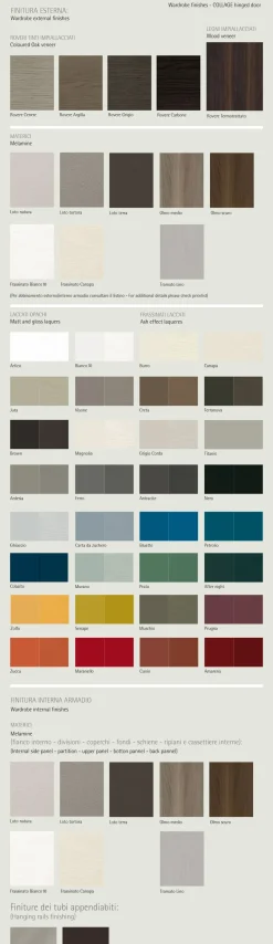 Sangiacomo Armadio ante battenti in laccato opaco Collage scontato 31%- Armadi