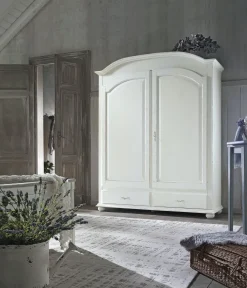 Armadio ante battenti in laccato opaco Armadio modello francese 3209 scontato^Lion's Best