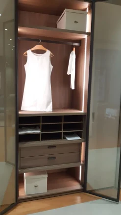 Armadio ante battenti in laccato opaco Plano di^Fimes