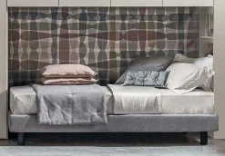 Discount Armadio ante battenti in laminato materico modello A ponte con letto singolo di Armadi