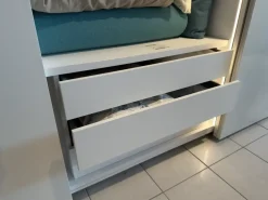 Caccaro Armadio ante scorrevoli in laccato opaco Flat di- Armadi