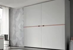 Maronese ACF Armadio ante scorrevoli in laminato materico Ciak complanare Maronese scontato 34%- Armadi