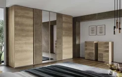 Sale Armadio Armadio a 4 ante scorrevoli mod.evox cob specchi esterni in promo-sconto del 50% con ante scorrevoli SCONTATO a PREZZI OUTLET Armadi