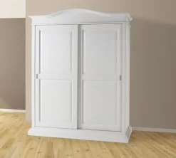 Outlet Armadio Armadio due porte scorrevoli realizzato in legno di scontato -40% Armadi