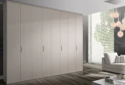 Discount ARMADIO Armadio mod.memory-new a 8 ante laccato poro aperto di scontato del 40% in OFFERTA OUTLET Armadi