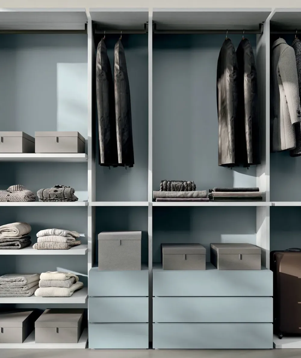 Collezione esclusiva Armadio Cabina armadio flexi a senza ante a prezzo Outlet- Armadi