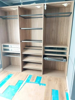 New Armadio Cabina armadio outlet realizzato in legno di scontato -71% Armadi