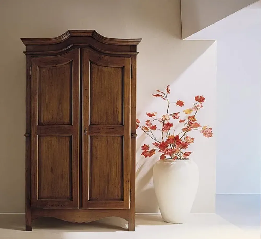 Armadio classico Armadio a 2 ante stile piemontese scontato del 40% PREZZI OUTLET^Artigianale Clearance