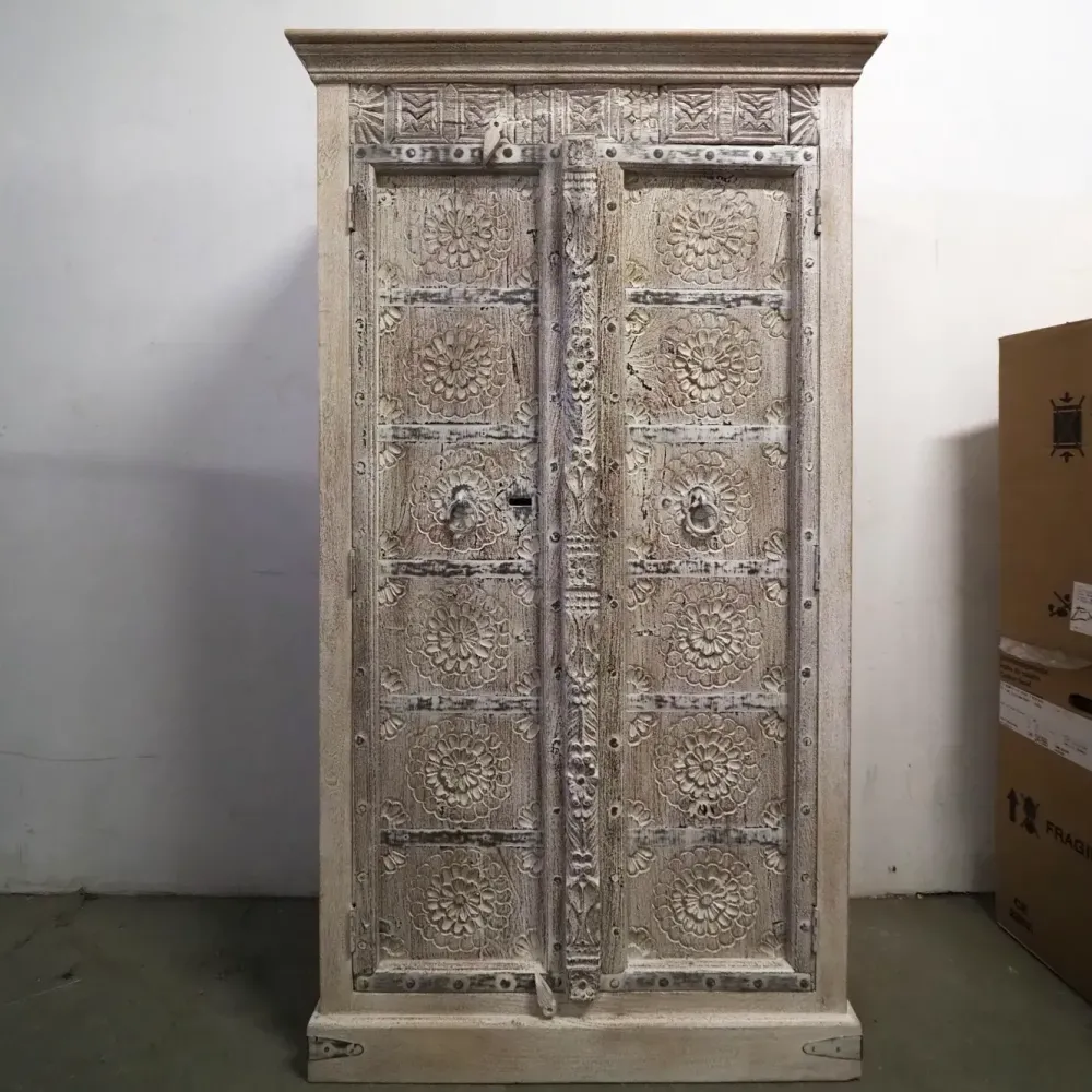 Online Armadio classico Armadio porte spesse indiano etnico con uno sconto imperdibile Armadi