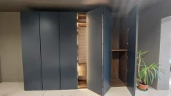 Tumidei Armadio con ante a soffietto a prezzo scontato modello System di- Armadi